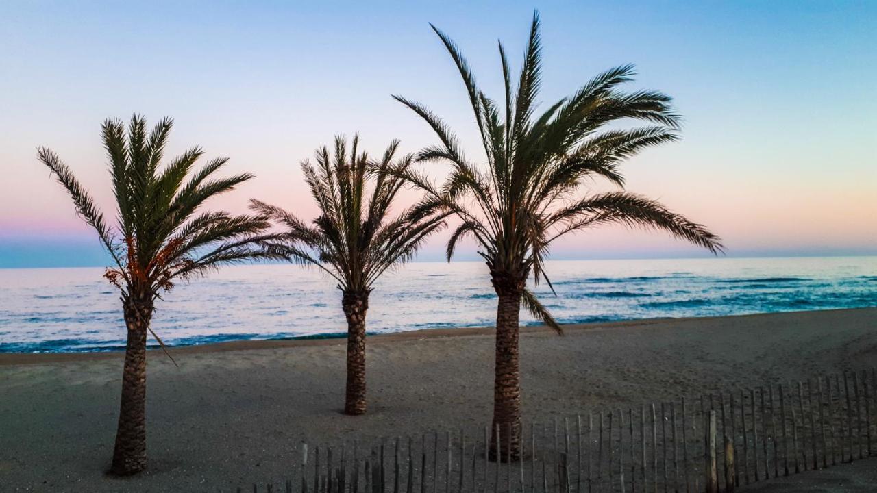 Appart Mezzanine Vue Mer Et Plage, Parking Wifi Tv Ле Баркарес Экстерьер фото