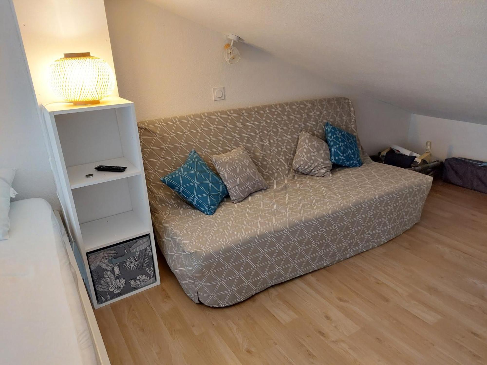 Appart Mezzanine Vue Mer Et Plage, Parking Wifi Tv Ле Баркарес Экстерьер фото